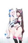 [Cosplay] Sally Dorasnow & Miya – Vanilla x Chocola (Nekopara)