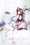[Cosplay] Sally Dorasnow & Miya – Vanilla x Chocola (Nekopara)
