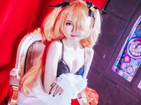 [Cosplay] Sally Dorasnow – Fischl Gothic Lingerie (Genshin Impact)