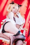 [Cosplay] Sally Dorasnow – Fischl Gothic Lingerie (Genshin Impact)