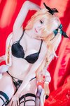 [Cosplay] Sally Dorasnow – Fischl Gothic Lingerie (Genshin Impact)