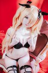 [Cosplay] Sally Dorasnow – Fischl Gothic Lingerie (Genshin Impact)