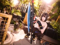 [COSPLAY] 阿包也是兔娘 明日方舟 森蚺 [33P]