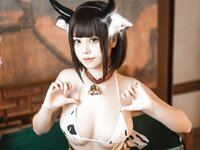 [COSPLAY] 蜜汁猫裘 - 奶牛 [50P-880MB]