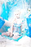 [COSPLAY] 雯妹不讲道理新图 – 冰雪 [32P573MB]