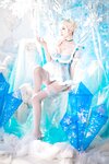 [COSPLAY] 雯妹不讲道理新图 – 冰雪 [32P573MB]