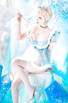 [COSPLAY] 雯妹不讲道理新图 – 冰雪 [32P573MB]