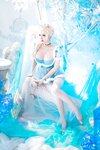 [COSPLAY] 雯妹不讲道理新图 – 冰雪 [32P573MB]