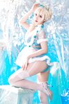 [COSPLAY] 雯妹不讲道理新图 – 冰雪 [32P573MB]