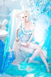 [COSPLAY] 雯妹不讲道理新图 – 冰雪 [32P573MB]