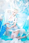 [COSPLAY] 雯妹不讲道理新图 – 冰雪 [32P573MB]