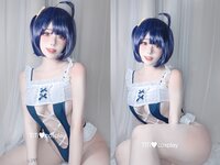 [COSPLAY] 钛合金TiTi - 女仆自拍