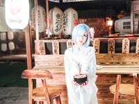 [COSPLAY] 晕崽-和服蕾姆 [46P,1V-872MB]