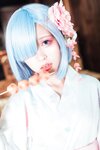 [COSPLAY] 晕崽-和服蕾姆 [46P,1V-872MB]