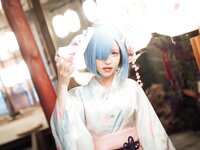 [COSPLAY] 晕崽-和服蕾姆 [46P,1V-872MB]