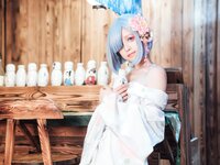[COSPLAY] 晕崽-和服蕾姆 [46P,1V-872MB]