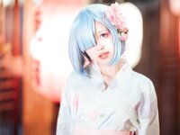 [COSPLAY] 晕崽-和服蕾姆 [46P,1V-872MB]