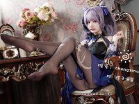 [COSPLAY] 橙子喵酱 - 刻晴 [27P]
