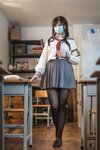 [COSPLAY] 啊日日Ganlory - 放课后风纪 [51P-151MB]