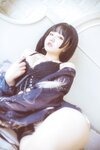 [COSPLAY] 阿半今天很开心 - 黑色吊带 [23P-220MB]