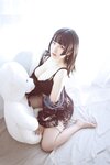 [COSPLAY] 阿半今天很开心 - 黑色吊带 [23P-220MB]