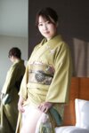 [Photobook] 百合川雅 魅惑的な肉感ボディをもつ和服美人