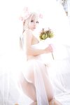 [Cosplay] Rinka Okita 沖田凜花 & Yakira 鈴鈴, Oni Hime 鬼姬 - Wedding Bikini ver. (Fate kaleid liner プリズマ☆イリヤ)