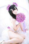 [Cosplay] Rinka Okita 沖田凜花 & Yakira 鈴鈴, Oni Hime 鬼姬 - Wedding Bikini ver. (Fate kaleid liner プリズマ☆イリヤ)