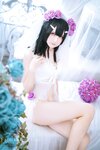 [Cosplay] Rinka Okita 沖田凜花 & Yakira 鈴鈴, Oni Hime 鬼姬 - Wedding Bikini ver. (Fate kaleid liner プリズマ☆イリヤ)