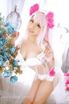 [Cosplay] Rinka Okita 沖田凜花 & Yakira 鈴鈴, Oni Hime 鬼姬 - Wedding Bikini ver. (Fate kaleid liner プリズマ☆イリヤ)