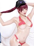 [Cosplay] PingPing 平平 - Houshou Marine Swimwear (Virtual YouTuber)