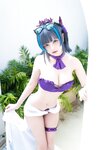 [Cosplay] Senya Miku 千夜未来 - Cheshire Swimsuit