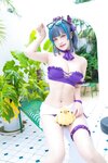 [Cosplay] Senya Miku 千夜未来 - Cheshire Swimsuit