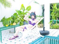 [Cosplay] Senya Miku 千夜未来 - Cheshire Swimsuit