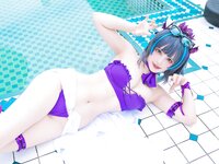[Cosplay] Senya Miku 千夜未来 - Cheshire Swimsuit