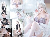 [Cosplay][Zettai Ryoiki] Kuro くろ - KEMOMIMI WHITE