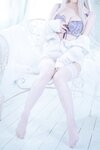 [Cosplay][Zettai Ryoiki] Kuro くろ - KEMOMIMI WHITE