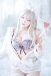 [Cosplay][Zettai Ryoiki] Kuro くろ - KEMOMIMI WHITE