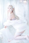 [Cosplay][Zettai Ryoiki] Kuro くろ - KEMOMIMI WHITE