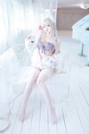 [Cosplay][Zettai Ryoiki] Kuro くろ - KEMOMIMI WHITE