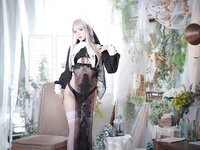 [Cosplay][Zettai Ryoiki] Kuro くろ - KEMOMIMI WHITE