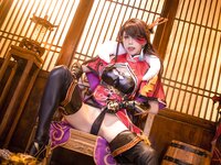 [Cosplay] 水淼Aqua - Beidou, Ningguang 北斗 凝光 (Genshin Impact)