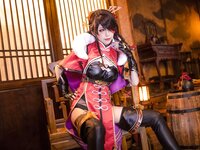 [Cosplay] 水淼Aqua - Beidou, Ningguang 北斗 凝光 (Genshin Impact)