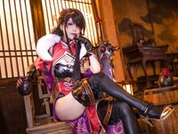 [Cosplay] 水淼Aqua - Beidou, Ningguang 北斗 凝光 (Genshin Impact)