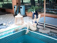 [Cosplay] Rioko 凉凉子 - Garden Swimsuit 花园 泳装