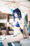 [Cosplay] Rioko 凉凉子 - Garden Swimsuit 花园 泳装