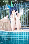 [Cosplay] Rioko 凉凉子 - Garden Swimsuit 花园 泳装