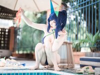 [Cosplay] Rioko 凉凉子 - Garden Swimsuit 花园 泳装