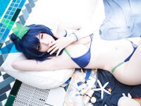 [Cosplay] Rioko 凉凉子 - Garden Swimsuit 花园 泳装