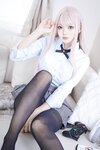 [Cosplay][Zettai Ryoiki] Kuro くろ - A gal in the same class was actually a gamer 同じクラスのギャルが実はゲーマーだった件